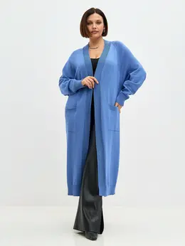 Кардиган длинный вязаный оверсайз Кардиган длинный вязаный оверсайз