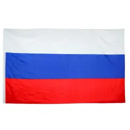 Флаг россии, 150×250 см, карман для древка 3 см, полиэфирный шелк