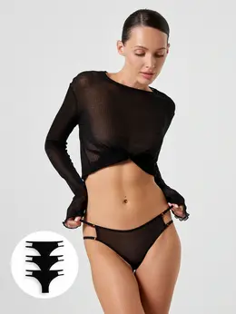 Трусы женские бразилиана мультипак (3 шт.)