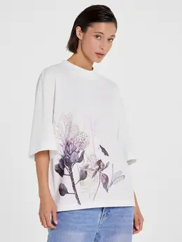 Футболка женская белая с печатью Футболка женская белая с печатью