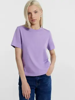 Футболка женская в фиолетовом цвете
