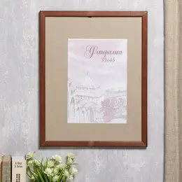 Фоторамка для фото 35×45 см brownsville, сосна, (пластиковый экран), коричневый