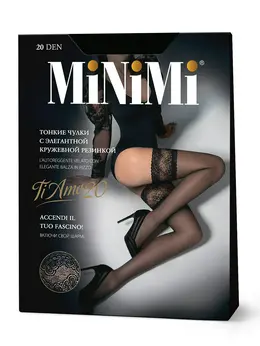Чулки Mini TI AMO 20 Nero Чулки Mini TI AMO 20 Nero