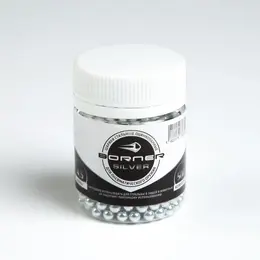 Шарики для пневматики оцинкованные borner-silver, калибр 4.5 мм, 500 шт.