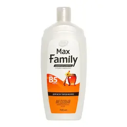 Семейный шампунь "MaxFamily" для всех типов волос МЕДОВЫЙ, 700 мл
