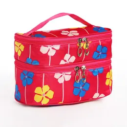 Косметичка - органайзер на молнии, с отделами, с рисунком, малиновая Косметичка - органайзер на молнии, с отделами, с рисунком, малиновая