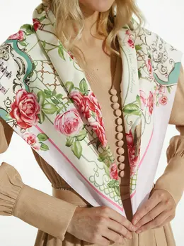 Платок "Соловей", 90х90 см Платок "Соловей", 90х90 см