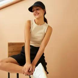 Кепка женская плетеная minaku, черная, размер 58