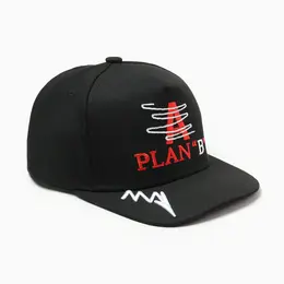 Бейсболка мужская с вышивкой minaku, размер 56-58, черная Бейсболка мужская с вышивкой minaku, размер 56-58, черная