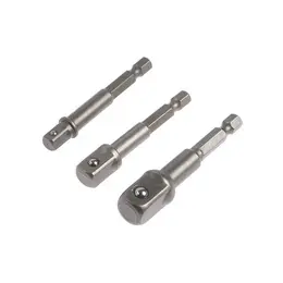 Набор адаптеров для торцевых головок , сталь crv, 1/2×75, 3/8 и 1/4