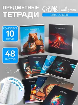 Набор предметных тетрадей top