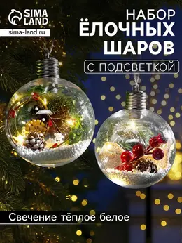 Набор елочных шаров