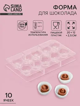 Форма для конфет и шоколада Форма для конфет и шоколада