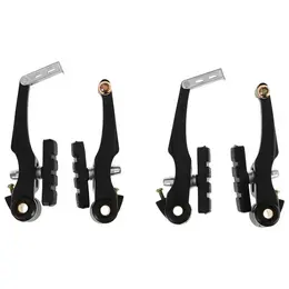 Тормоз , v-brake, алюминий, рамки 110 мм, колодки 60 мм, серебристый Тормоз , v-brake, алюминий, рамки 110 мм, колодки 60 мм, серебристый