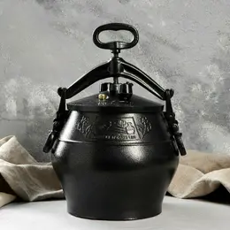 Афганский казан, 10 л, алюминий, черный
