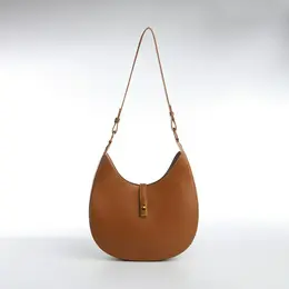 Сумка женская багет textura на молнии, 27×9×23 см, рыжая