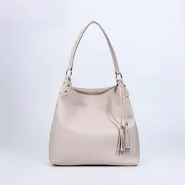 Сумка - мешок женская textura, на молнии, 32×11×32 см, бежевая