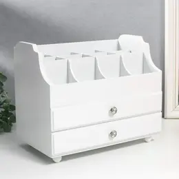 Шкатулка для украшений, косметики дерево, 2 ящика, белая, с ящичками, 26×16.5×21.7 см Шкатулка для украшений, косметики дерево, 2 ящика, белая, с ящичками, 26×16.5×21.7 см