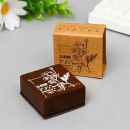 Печать деревянная