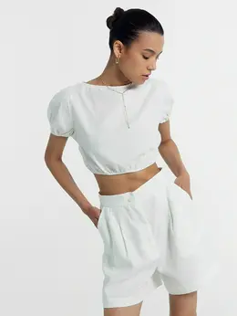 Шорты женские в белом цвете