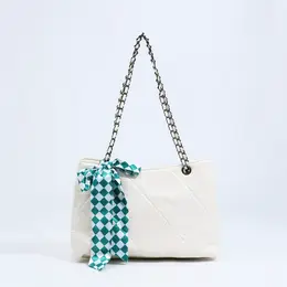 Сумка-шопер женская на молнии, размер 29×8×20 см, белая Сумка-шопер женская на молнии, размер 29×8×20 см, белая