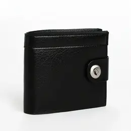 Портмоне мужское на магните, отдел для купюр, для карт, для монет, цвет черный Портмоне мужское на магните, отдел для купюр, для карт, для монет, цвет черный
