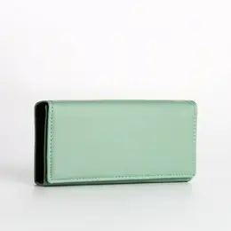 Кошелек женский на магните, 19×4×9 см, зеленый Кошелек женский на магните, 19×4×9 см, зеленый