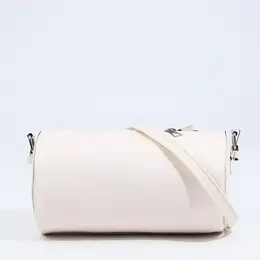 Сумка женская кросс-боди на молнии, 22×11.5×11.5 см, однотонная, белая Сумка женская кросс-боди на молнии, 22×11.5×11.5 см, однотонная, белая