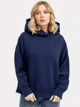 Худи женское в синем цвете Худи женское в синем цвете