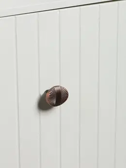 Ручка-кнопка , цинк, d=35 мм, цвет медь Ручка-кнопка , цинк, d=35 мм, цвет медь