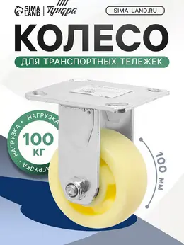 Колесо для транспортных тележек, d=100, на площадке покрытие pp Колесо для транспортных тележек, d=100, на площадке покрытие pp