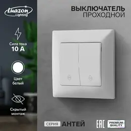 Выключатель проходной luazon lighting