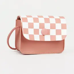 Сумка детская для девочки на магните, длинный ремень, цвет розовый Сумка детская для девочки на магните, длинный ремень, цвет розовый