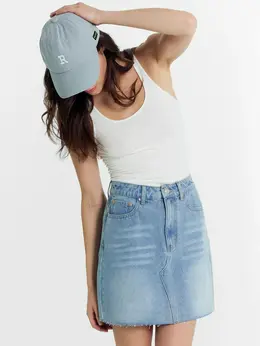 Юбка женская джинсовая в голубом цвете
