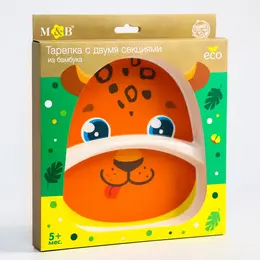 Тарелка детская из бамбука m&b Тарелка детская из бамбука m&b