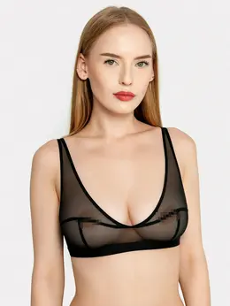 Бюстгальтер женский в черном цвете Бюстгальтер женский в черном цвете