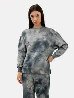 Свитшот женский в технике тай-дай Свитшот женский в технике тай-дай