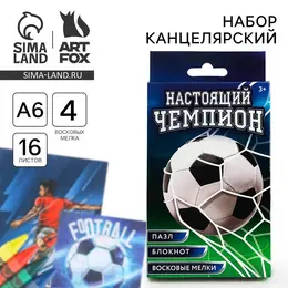 Подарочный набор, блокнот - раскраска, мелки 4 шт.