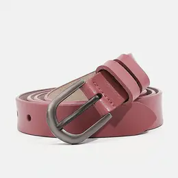 Ремень женский, ширина 2,5 см, винт, пряжка металл, цвет розовый Ремень женский, ширина 2,5 см, винт, пряжка металл, цвет розовый