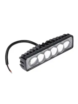 Противотуманная фара, 12 в, 6 led, ip67, 18 вт, направленный линзованный свет