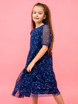 Нарядное платье в расцветке Нарядное платье в расцветке