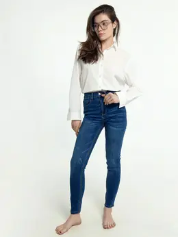 Джинсы женские skinny темно-синие Джинсы женские skinny темно-синие