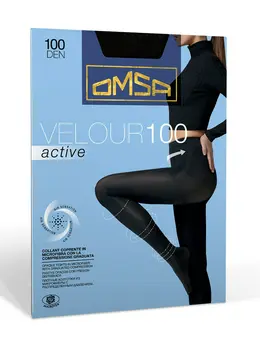 Колготки Oms Velour Active 100 Nero