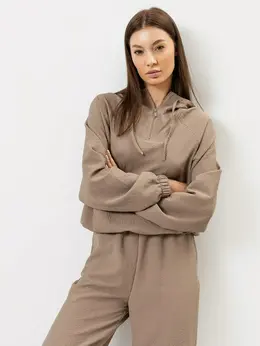 Худи женское в кофейном оттенке Худи женское в кофейном оттенке