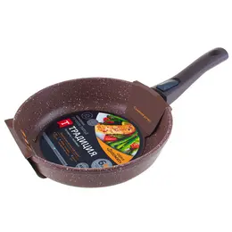 Сковорода литая 26см съемная ручка Доломит