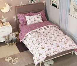 Постельное белье Набор в детскую кроватку из поплина Постельное белье Набор в детскую кроватку из поплина