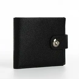 Портмоне мужское на магните, отдел для купюр, карт, монет, черное Портмоне мужское на магните, отдел для купюр, карт, монет, черное