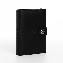 Портмоне мужское на магните, 3 в 1, для купюр, автодокументов и паспорта, цвет черный Портмоне мужское на магните, 3 в 1, для купюр, автодокументов и паспорта, цвет черный