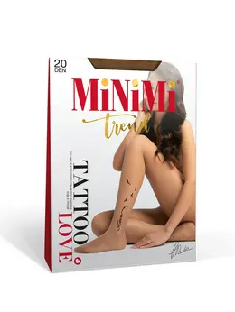 Колготки Mini TATTOO LOVE 20
