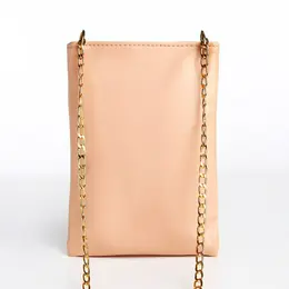 Сумка женская на молнии, цвет розовый